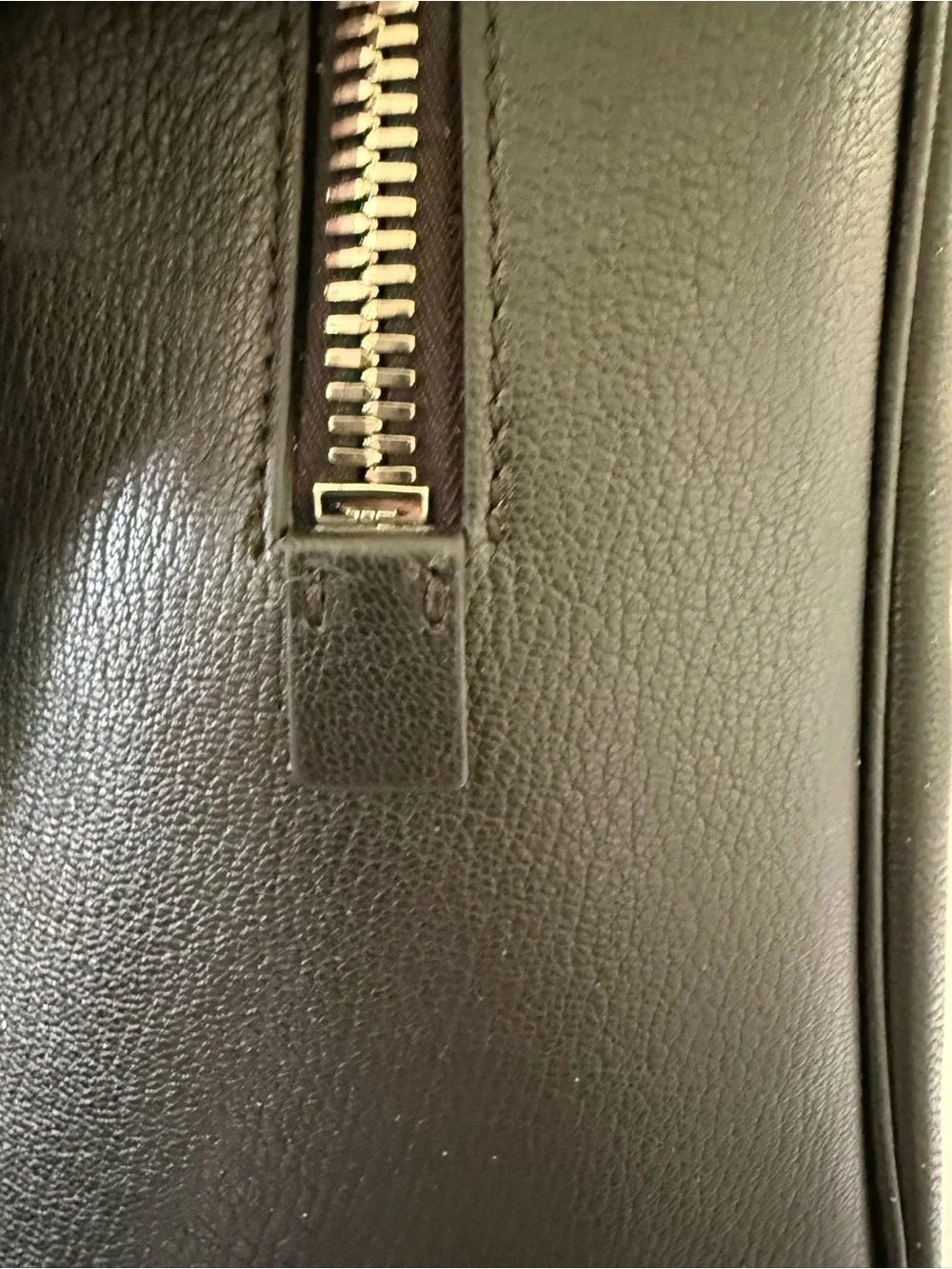 Tom Ford Black Leather Zip-Top Briefcase with Detachable Strap